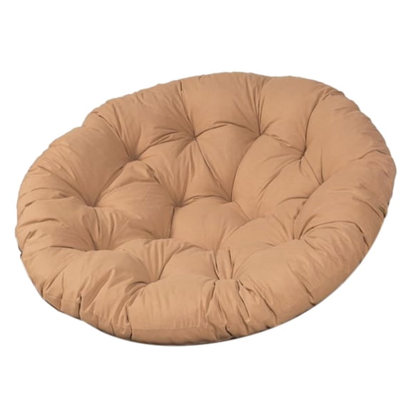 Yuarrent 60x60cm Cojín de asiento al aire libre Cojines de silla para mecedora Silla de huevo de jardín Decoración del hogar Caqui 60x60cm