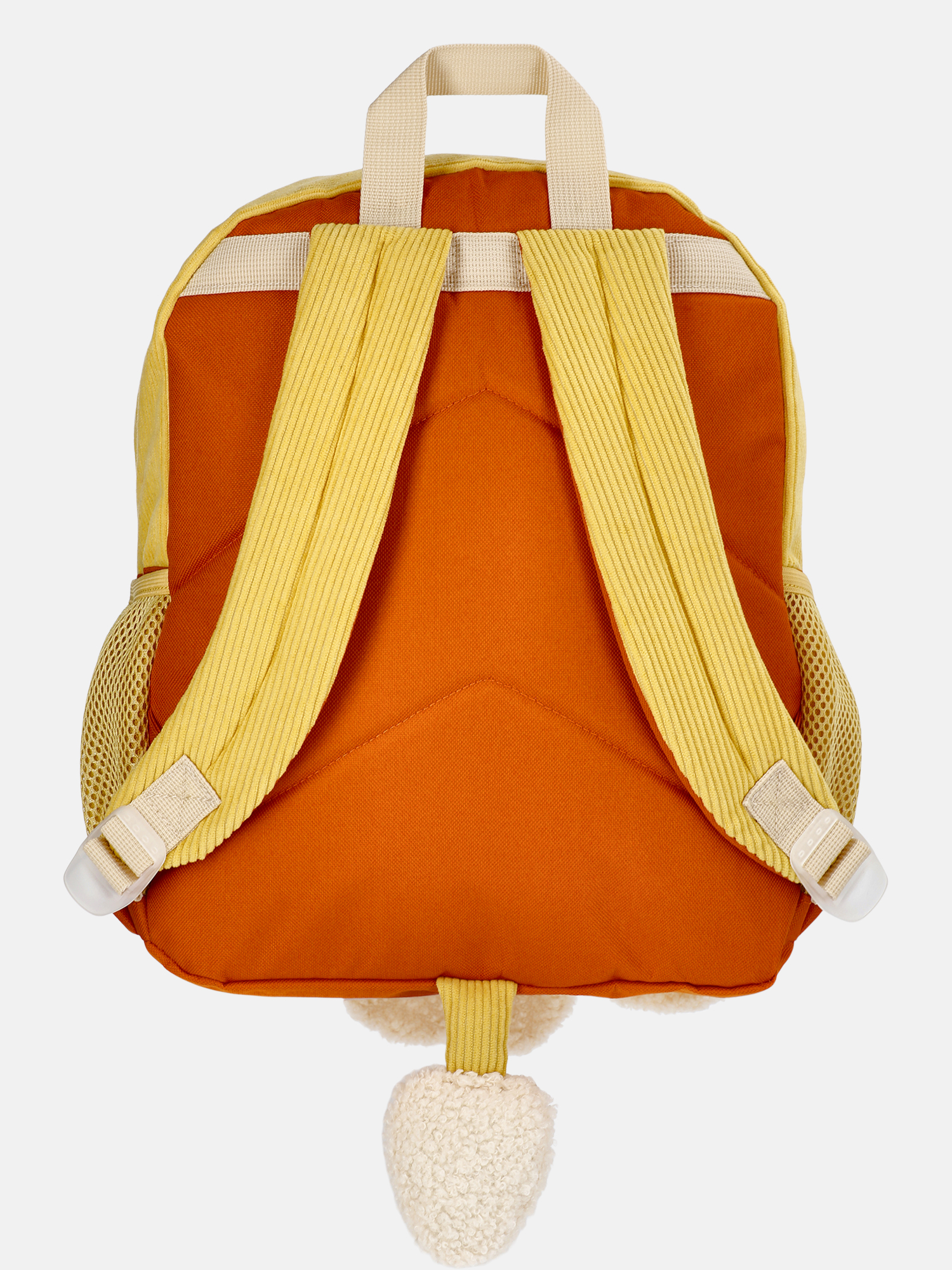Mochila de 13.5" para niños pequeños, melena de león en pana, color cera de abejas 2
