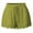 Army Green, variant on cfhntfmh Plus Size Shorts for Women Summer Loose High Waisted Beach Shorts Casual Lace Hem Solid Color Shorts