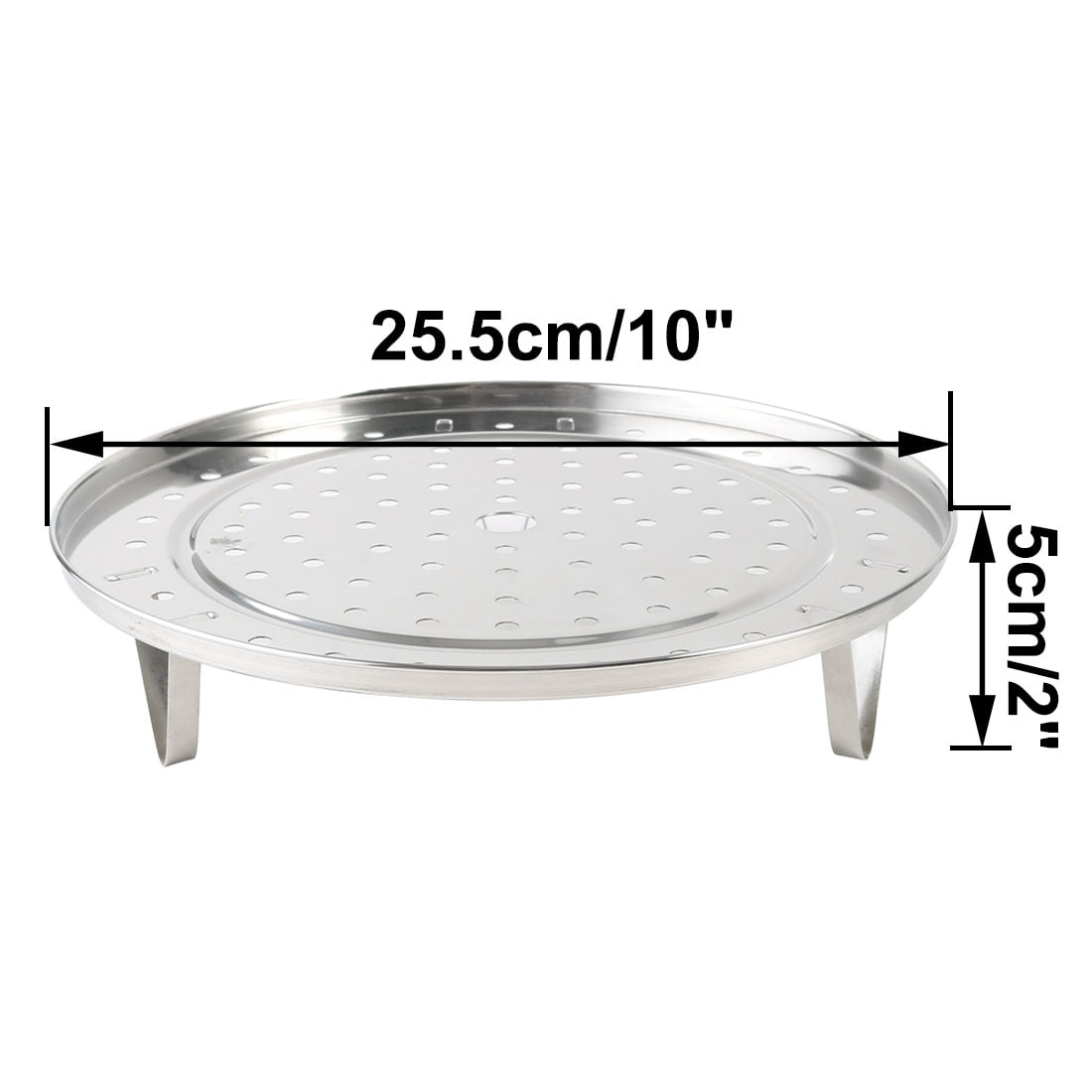 Aluminium Steamer Stand Food Cooking Cookware Steaming Plate Rack With 3 Legs