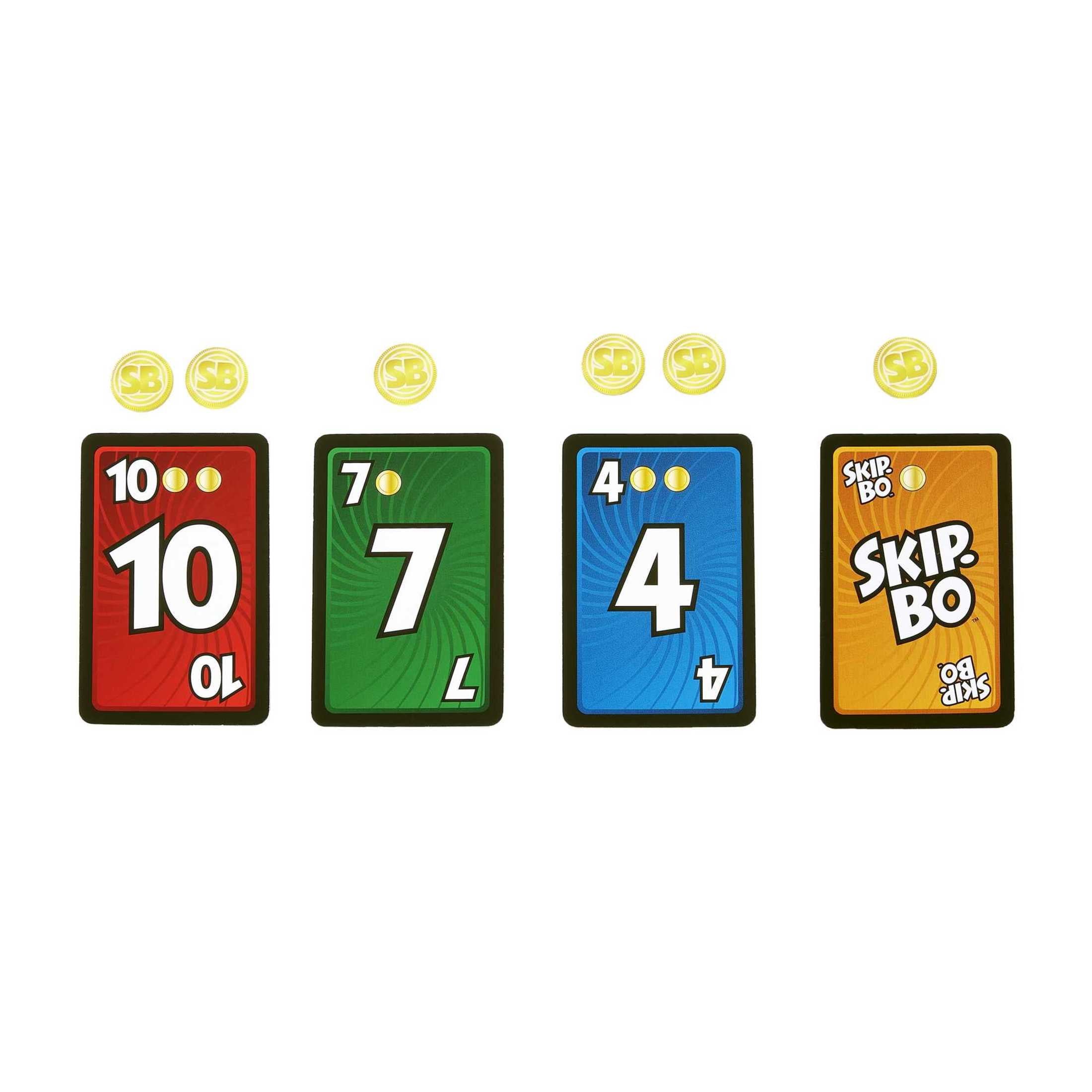 Skip-Bo Masters Card Game for Adults, Family Games for Game Night 