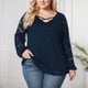 thumbnail image 2 of Top boho bordado de manga corta para mujer: blusa hippi holgada con bordado floral, tejido de rayón, 2 of 5