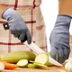 thumbnail image 3 of Guantes de seguridad anticorte HPPE nivel 5, alta resistencia, industria, cocina, jardinería, antiarañazos, corte de vidrio, multiusos, 3 of 5