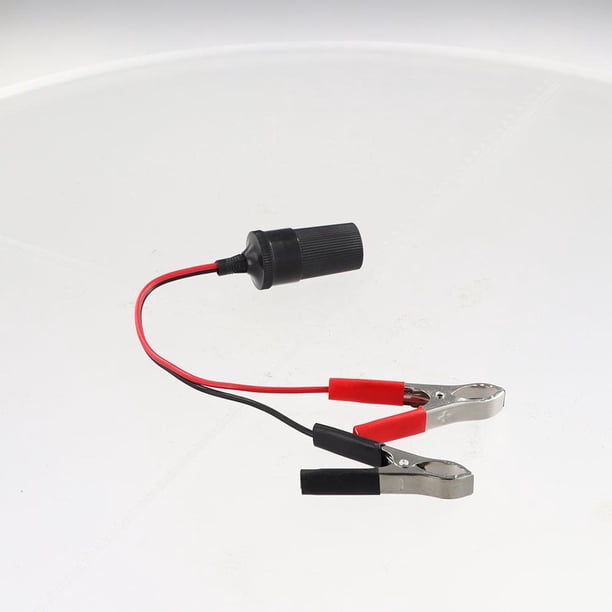 crocodile clip cigarette lighter Car 30A Battery Copper Alligator Socket Great for cars 3ft 12V 24V Female Car