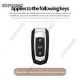 thumbnail image 2 of For Geely A 3 buttons Atlas Boyue NL3 EX7 SUV GT GC9 Emgrand X7 Borui Zinc alloy+leather Car Key Cover Case Shell Accessories, 2 of 27