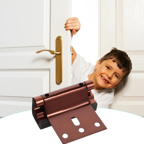 FESTFENDS Front Door Lock Door Reinforcement Lock Brown 1Set