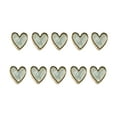 thumbnail image 3 of dianhelloya10Pcs Nail Decorations Exquisite Shape Stunning Visual Effect Eco-friendly Vivid Color Decorative Alloy 3D Love Heart Nail Art Decors DIY Manicures Blue, 3 of 8