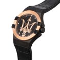 thumbnail image 4 of Maserati Men's Potenza R8851108032 Black Leather Quartz Fashion Watch, 4 of 4