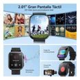 thumbnail image 3 of Reloj Smartwatch 2.01'' Reloj Inteligente Bluetooth Llamada, 3 of 8