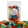 thumbnail image 2 of FirstChoiceCandy Sweet & Sour Gummy Worms, Multi Flavors and Solid Colors (2 Pound, Super Fruit Mix), 2 of 6