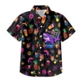 thumbnail image 4 of SOFTCCLO Boys Shirts Short Sleeve Lapel Collar Casual Everyday Wear Stylish Kids Button Down Shirts 4-5Y, 4 of 7