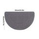 thumbnail image 3 of Tapete semicircular para entrada exterior, antideslizante, para baño, puerta, color liso, fácil de limpiar, decoración para el hogar, impermeable, duradero, ideal para zonas de alto, 3 of 8