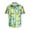 Green, variant on Lolmot Mens Hawaiian Lapel Shirt Short Sleeve Casual Button Down Floral Printed Tropical Beach Shirts Tops