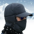 thumbnail image 3 of Taluosi Men Winter Thickened Warm Windproof Outdoor Cycling Lei Feng Face Cover Neck Cap, 3 of 8