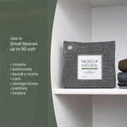 Moso Natural Air Purifying Bag, 300g Premium Charcoal Odor Absorber, Closet & Bathroom Deodorizer