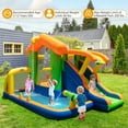 thumbnail image 3 of GVN 8-in-1 Inflatable Water Slide Bouncer, Jumping Castle without Blower for Outdoor, Kids, Yard, Multicolor, 3 of 8