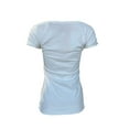 thumbnail image 2 of MAISON SCOTCH Women's Round Neck Short Sleeve Printed T-Shirt, White, 1, 2 of 2