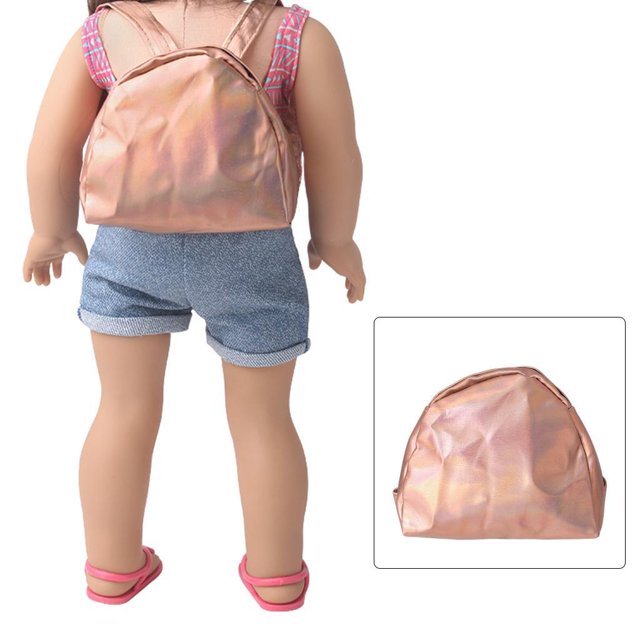 Accesorios de muñeca Mini mochilas de muñeca Mini BOLSA de MUÑECA para accesorios de muñeca creativo de Navidad Naranja Yotijar Portador de muñecas