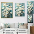 thumbnail image 4 of Designart "Elegance In The White Daisy Meadow V" Daisies Floater Framed Wall Art Prints, 4 of 5