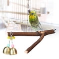 thumbnail image 2 of Poste para pájaros, Tenedor de madera natural para pájaros, soporte para tenedor de madera, perca para pájaros, experiencia incomparable, 2 of 8