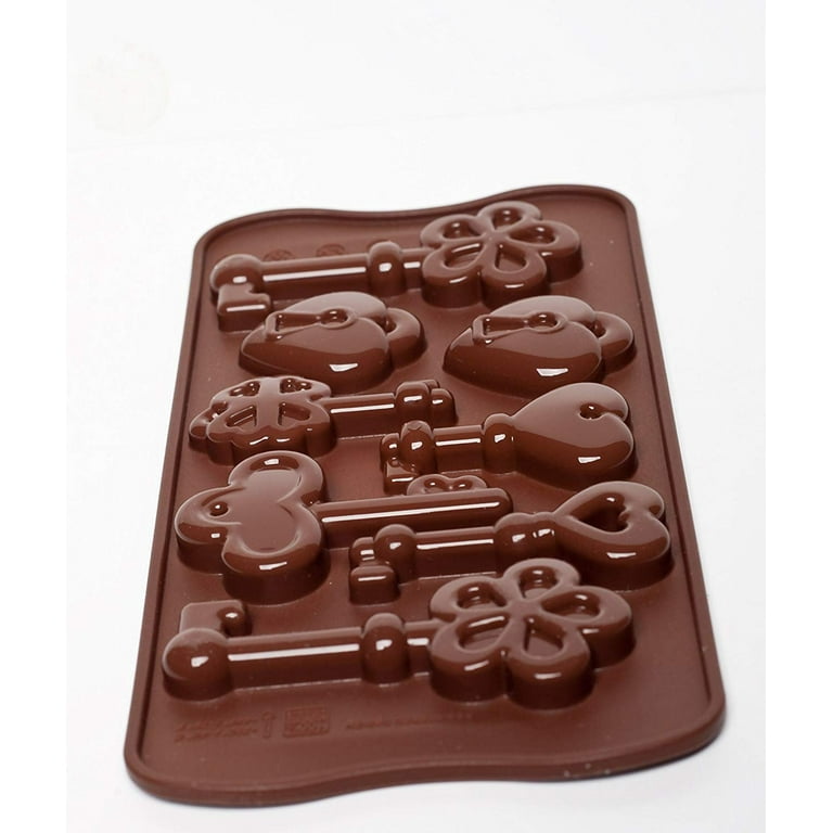 Silikomart Keys Chocolate Silicone Mold