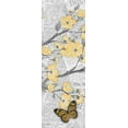 thumbnail image 2 of Stimson, Diane 11x24 Gold Ornate Wood Framed with Double Matting Museum Art Print Titled - Cherry Blossom Bflies 2, 2 of 4