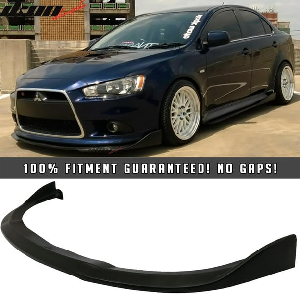 Compatible with 0915 Mitsubishi Lancer CS Front Bumper Lip For GT GTS