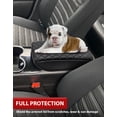 thumbnail image 2 of KBH Center Console Cover for 2013-2016 Ford Fusion Accessories, Black Leather Middle Console Lid Armrest Cover for Car Interior, 2 of 6