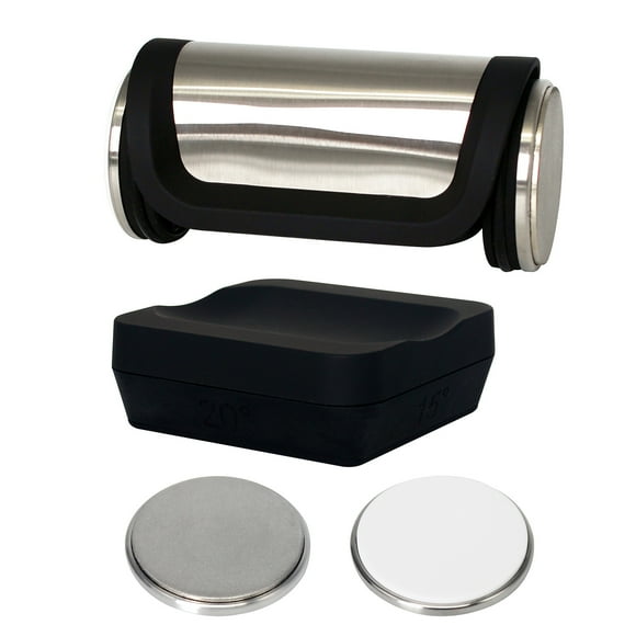 Rolling Knife Sharpener Kit Metal Knife Sharpening System with Magnetic Base 15/18/20/25 Degree Sharpening Knife Sharpener Set with Diamonds Grinding Disk for All Chef and Kitchen Knives
