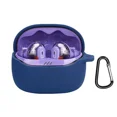 thumbnail image 2 of GadgetCom Replacement Case Compatible with JBL Tune Beam 2 , Shockproof Silicone Case Earbuds Pouch Cover With Carabiner, 2 of 5