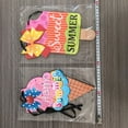 thumbnail image 5 of Farmhouse Wreath 2 Ice Sandbeach Hanging Sign Happy Summer Wood Sign Sweet Summer Wood Ornaments Summer Sign Door Wood Hanging Sign For Summer Holiday Party Home Door Wall Window Decor, Household Pen, 5 of 8