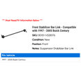 thumbnail image 2 of Front Stabilizer Bar Link - Compatible with 1997 - 2005 Buick Century 1998 1999 2000 2001 2002 2003 2004, 2 of 2