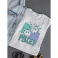thumbnail image 3 of Pisces Zodiac Graphic - Twin Fish Retro Art Design Women's T-shirt, 3 of 4