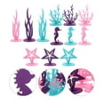 thumbnail image 2 of 12Pcs Ocean Theme Table Ornament Mermaid Birthday Decoration Felt Table Centerpiece, 2 of 9