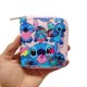 thumbnail image 4 of Monedero corto con estampado de Anime Lilo Stitch, bonito y encantador monedero de PU con dibujos animados para niñas y niños, regalo de cumpleaños para niños, 4 of 4