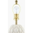 thumbnail image 4 of Livabliss Table Lamps, 22" Cagli Cottage Bedside Nightstand Table Lamp for Bedroom Living Room Office, White Body with White Shade (22"H x 14"W x 14"D), 4 of 6