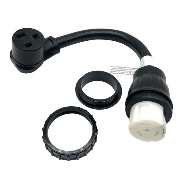 Parkworld 67836 Generator 50A Adapter Cord SS2-50R to 6-50R for Welder & EV, Two Female Ends, 1.5FT