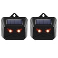 thumbnail image 1 of Muyoka Luz solar de control de depredador, paquete de 4 repelente de animales activado por movimiento al aire libre con sensor de movimiento y luces intermitentes repelente de miedo para gatos, perros Muyoka Hogar, 1 of 7