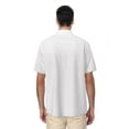 thumbnail image 4 of Havanera Men's and Big Men's Front Panel Point Collar Short Sleeve Button-Down Shirt, Sizes S-5XL, 4 of 8