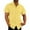 Yellow, variant on Joau Linen Shirts for Men Casual Short Sleeve Button Down Dress Shirts with Pockets Holiday Beach Shirt Hawaiian T Shirts Lightweight Tops for Men