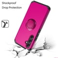 thumbnail image 2 of For Samsung Galaxy A15 5G Kickstand Tough Hybrid with Built-in 360° Rotate Ring Stand Magnetic PC & TPU Slim Fit Shockproof Cover ,Xpm Phone Case [ Hot Pink ], 2 of 9