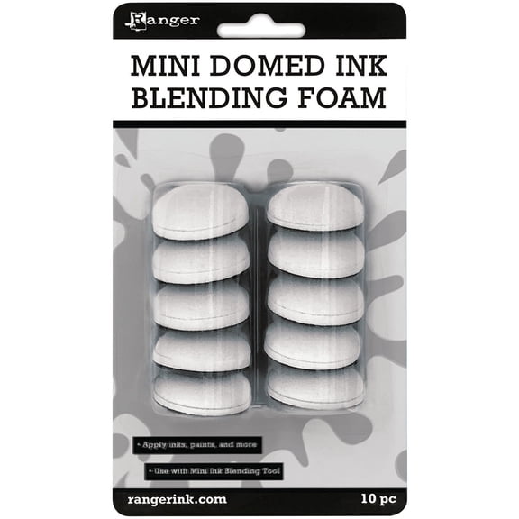 Ranger Mini Domed Ink Blending Foams 10/Pkg-For IBT40965