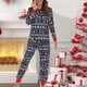 thumbnail image 2 of Conjunto de Pijama de Mujer Odeerbi Navidad Plaid Elk ODB120561, 2 of 4