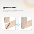 thumbnail image 3 of 40X30Cm Wooden Frame DIY Picture Frames Art Suitable for Home Decor Painting Digital Paintings, 3 of 4