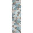 thumbnail image 2 of Addison Rugs Chantille Indoor/Outdoor Transitional Geometric Turquoise Machine Washable Runner Rug, 2'3" x 7'6", 2 of 8