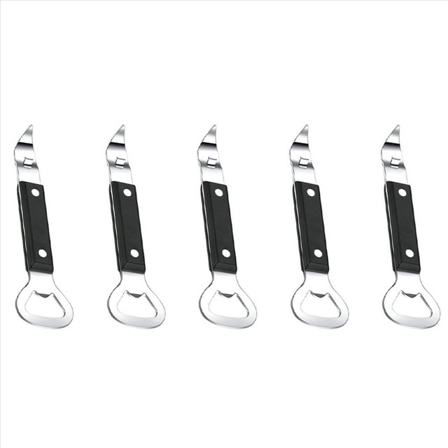 5X Abrebotellas Perforador de Latas, Abrelatas Manual de Acero Inoxidable, 1 Paquete