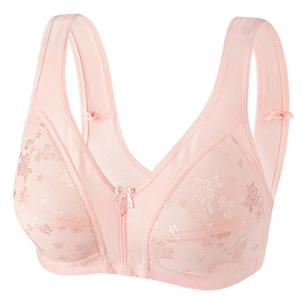 Unbranded Middleaged Comfortable Sleeping Bra with Front Button