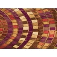 thumbnail image 1 of Ahgly Company Indoor Rectangle Patterned Papaya Orange Area Rugs, 5' x 7', 1 of 6