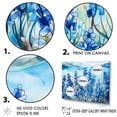thumbnail image 3 of Designart "Tranquil Blue Bonnets Meadow II" Flower Field Floater Framed Canvas Prints, 3 of 5