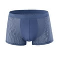 thumbnail image 6 of Baiways Men's Thin Breathable comfortable Mesh Boxer Briefs Underwear ,Transparent Boxer Shorts for Youth Male Panties, 6 of 7